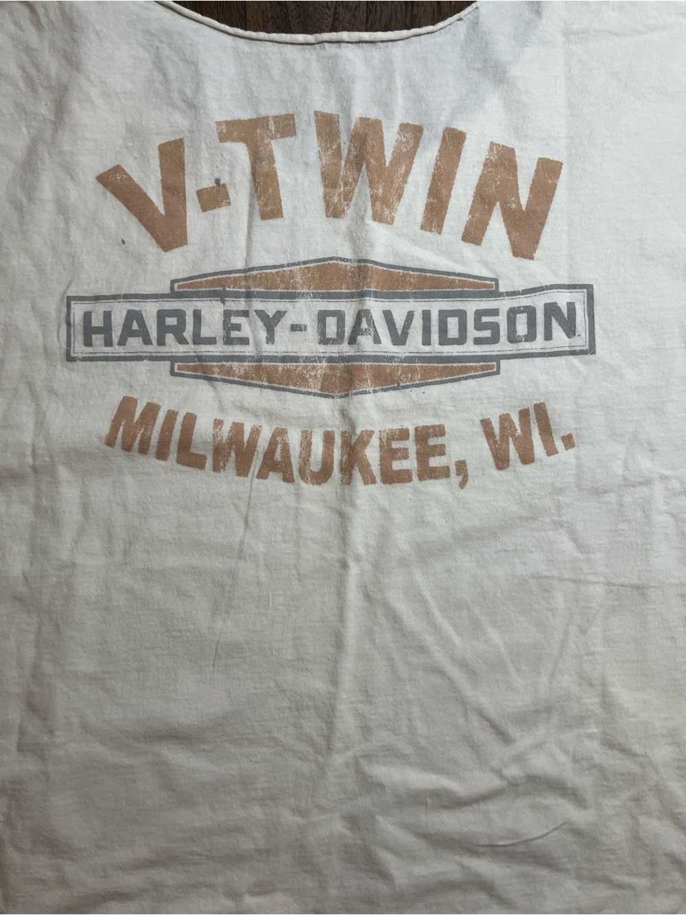 Harley Davidson Cropped Tee 2XL Boxy Y2K Biker Graphic - Picture 3 of 6